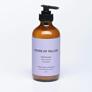 House of Tallow Persephone (Lavender)  100% Grass Fed Tallow Body Lotion 8oz